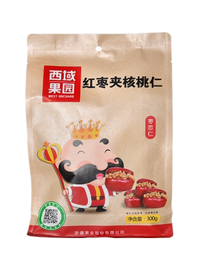 西域果园红枣夹核桃300g