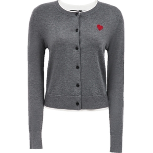 Vero Moda针织衫女2025秋冬新款cleanfit风刺绣红色毛衣325324018