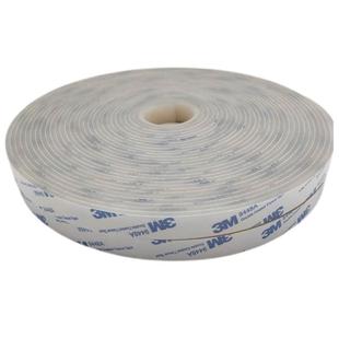 3M自粘硅胶条耐高温带背胶白色硅胶条 防滑减震缓冲防水实心垫片