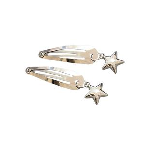 一对装~甜酷蝴蝶结爱心发夹女高级感碎发边夹bb夹子刘海发卡发饰