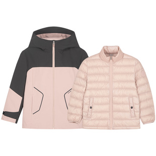 水孩儿儿童羽绒服可拆卸秋冬装新品男童三合一外套女童羽绒衣