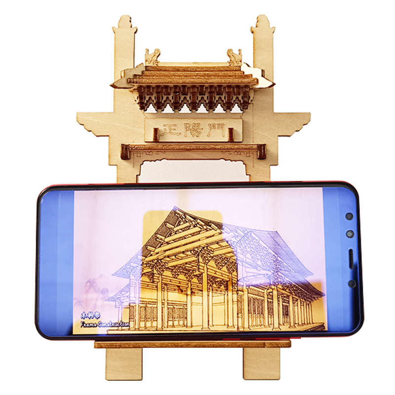 古建筑门楼牌坊DIY手机支架
