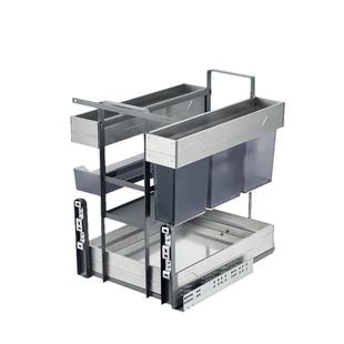 NUOMI诺米拉篮厨房橱柜加厚304不锈钢多功能调味拉篮储物篮置物架