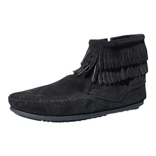 MINNETONKA/迷你唐卡新品时尚复古男女童平底靴流苏靴童鞋短靴