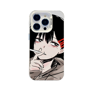 电锯人手机壳适用opporeno11玛奇玛findx7蕾塞14一加12链15/13男10pro新款1+ace3v/5东山小红2动漫9/8二次元6