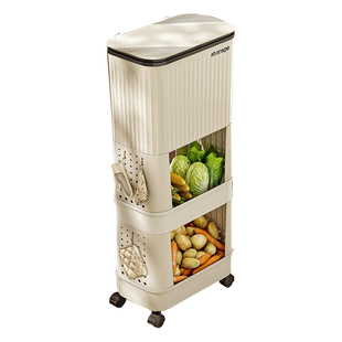 日本厨房垃圾桶高款可移动专用免弯腰家用2025新款卫生桶置物架