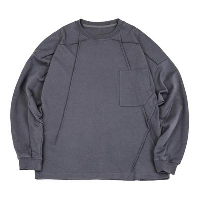 JUPSTUDIO重磅大码白色长袖T恤男