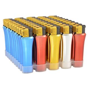 双汇免费定制广告镀膜加厚防爆不可充气超市一次性防风电子打火机