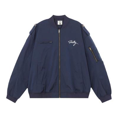 布老哥Blog美式复古藏青飞行夹克