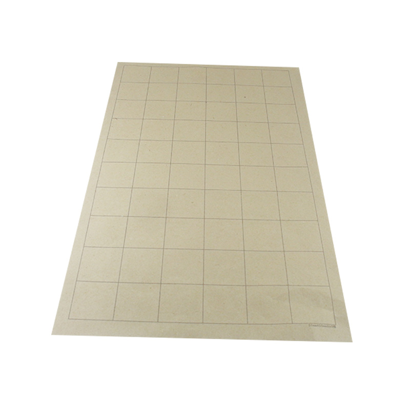 纯手工竹纸云格手工蝉翼方格子纸手工毛边纸高档中楷小楷书法用纸