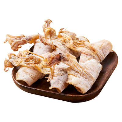 芥末鱿鱼干开袋即食海鲜熟食手撕鱿鱼丝下酒菜零食烧烤专用干货