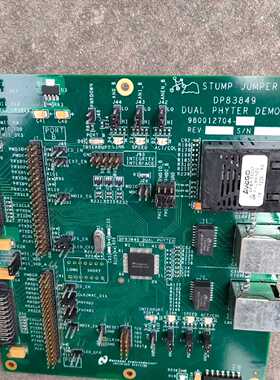 开发板一张DP83849 DUAL PHYTER，全新，实物议价