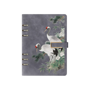 定制自定义照片印花笔记本活页装订夹皮质封面记事本创意高档礼物
