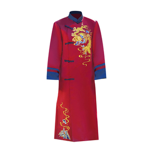 伴郎服中式兄弟团秀禾结婚礼服唐装国风汉服相声大褂搞笑伴郎团男