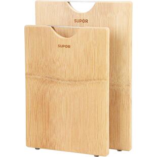 苏泊尔菜板整竹砧板实木家用大号厚厨房整木切菜板揉面板案板