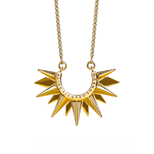 RAWNESS 太阳光芒项链 小众设计感轻奢锁骨链 女款秋冬