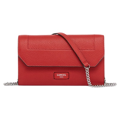 兰姿Ninon迷你链条包红色