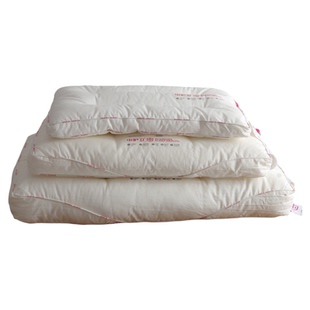 羽丝绒枕头芯纯棉成人矮枕单人家用枕幼儿园儿童宝宝学生睡觉枕芯