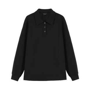 Maven Lin 新贵老钱 经典Polo领针织卫衣女慵懒感直筒半身裙套装