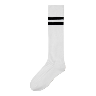 回力白色中筒袜子女百搭学生小腿袜配jk小皮鞋乐福鞋显瘦过膝长袜