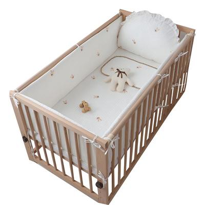 ins可定制婴儿床围栏软包可拆洗