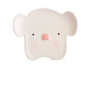 原创创意小象果盘碟子可爱ins风高颜值家用盘子餐具宝宝儿童盘子