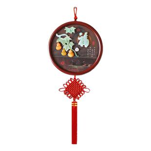 墙面装饰高档入户门挂饰客厅背景墙壁挂墙饰餐厅墙壁中式墙上挂件