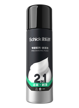 Schick舒适剃须泡沫男士刮胡刀泡沫须膏剃须刀胡须