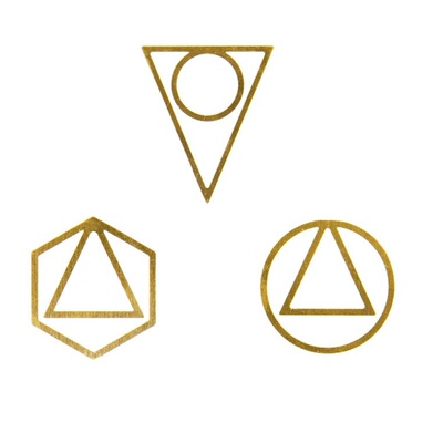 【迎新特惠】创意几何手账金属夹柏林FUNDAMENTAL黄铜便签名片夹