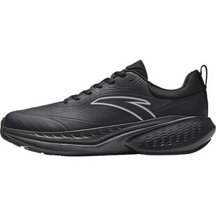 安踏云途丨轻质回弹缓震跑步鞋男2026冬季新款黑色跑鞋112545519