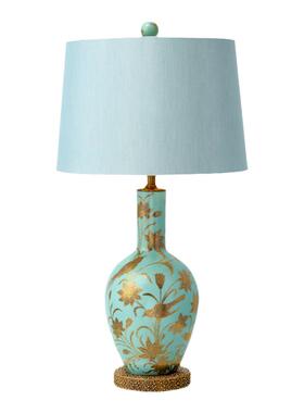 欧式风高档卧室摆件陶瓷台灯