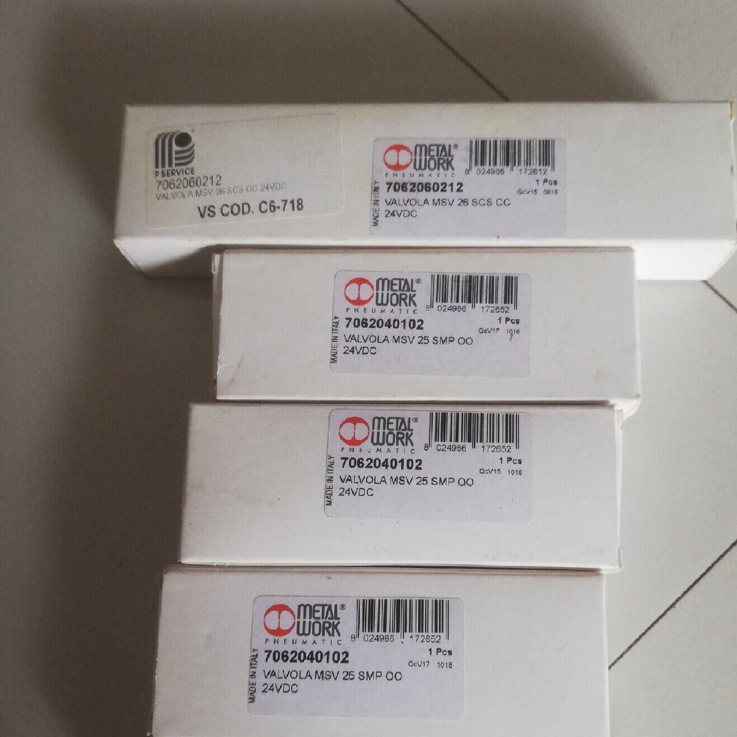 【议价-可维修】意大利METAL WORK 电磁阀 共5个 全新/二手均有货