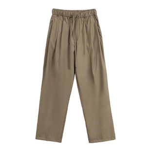 FFMR 夏季垂感免烫冰丝裤男薄款咖色裤子男款夏宽松休闲西裤长裤