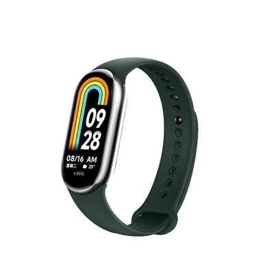 适用于Huawei华为手环10/9/8/nfc版新款硅胶八band8表带手环八九十表带保护壳透气腕带运动手表带通用配件