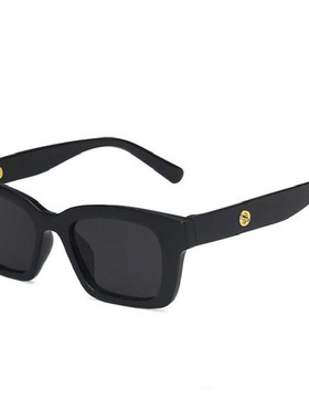 珍妮同款网红潮复古小方框太阳镜