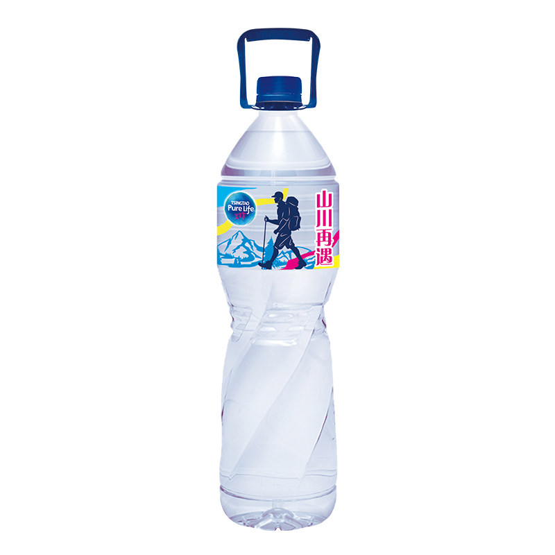 青啤优活饮用水1500ml*12整箱大瓶非矿泉水纯净水