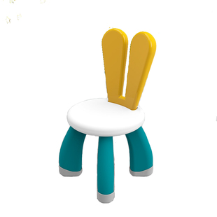 万高积木桌小兔子椅子幼儿园儿童学习凳子家用防滑小板凳