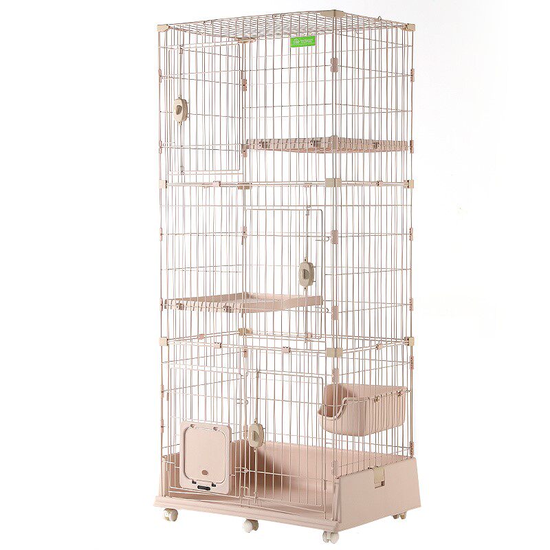 豪华大号双层宠物出口日韩猫笼子