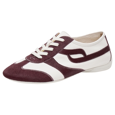 真美诗现在出发2025春季新款舒适圆头老钱风薄底德训鞋女25252AM5