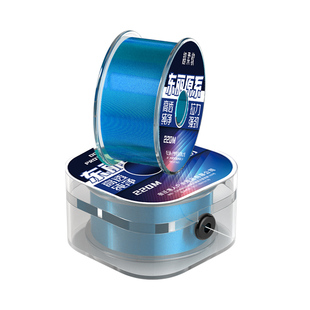 进口原丝鱼线主线子线透明尼龙海杆路亚海竿抛竿路滑高端品牌正品