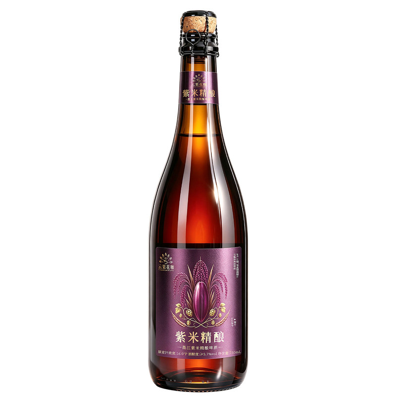 750ml*6瓶装墨江紫米精酿啤酒