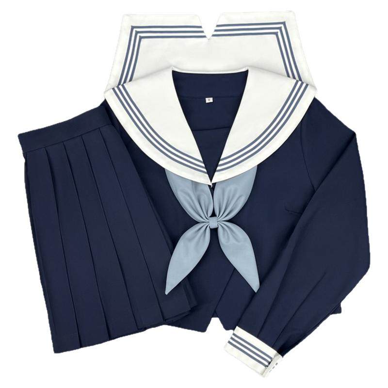 青月社水冰月一粒扣绀身水手服