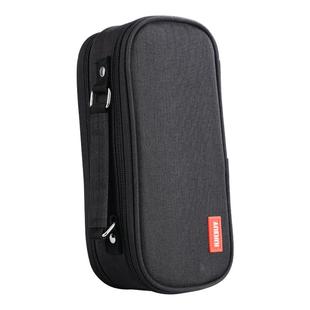 大容量笔袋男孩文具盒初中高中生2024年新款男生黑色铅笔盒帆布多层女孩版黑科技小学生收纳袋文具袋学习用品