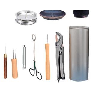 艾灸工具大全艾条柱延长器锥子针灭火筒帽底座控烟圈辅助器具