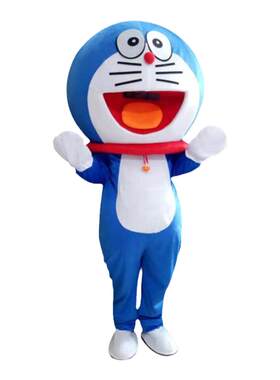 叮当猫人偶服装机器猫卡通玩偶服