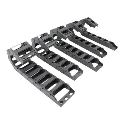 尼龙拖链坦克链车床塑料链条增强电缆线槽桥式半封闭高速电缆拖链