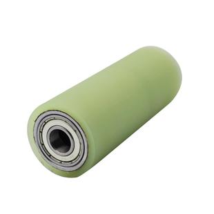 现货pu聚氨酯胶轮胶辊无动力滚筒双轴承耐磨定制包胶滚轮橡胶硅胶