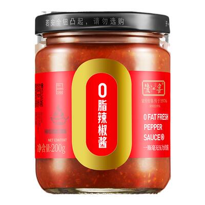 渡江宴辣椒酱0脂肪含量0蔗糖