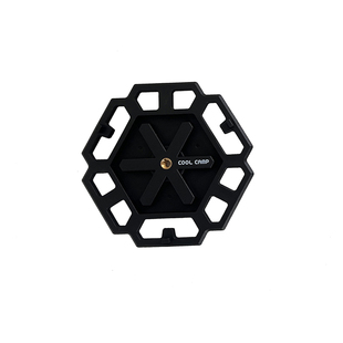 黑化轻量便携户外露营置物架野营灯架底座托盘营钉收纳器餐具挂架