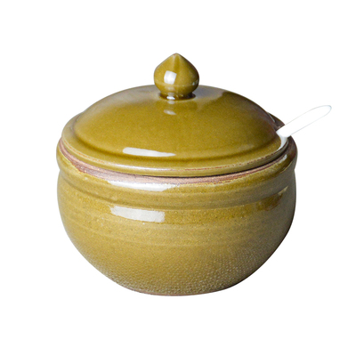 耐高温家用厨房调料罐陶瓷盐罐